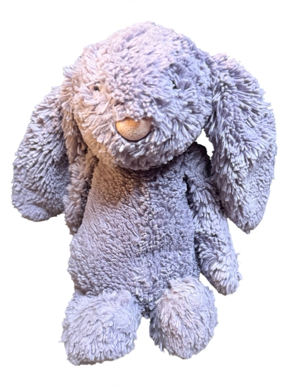 JELLYCAT BASHFUL OG PLUM BUNNY Medium 12" PURPLE TAIL, USA EDITION JCINC 1673